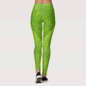 Green Aspen Leaf #11 Leggings (Rückseite)