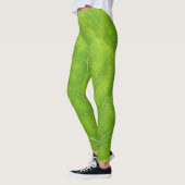 Green Aspen Leaf #11 Leggings (Links)