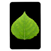 Green Aspen Leaf #11 Magnet (Vertikal)