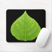 Green Aspen Leaf #11 Mousepad (Mit Mouse)