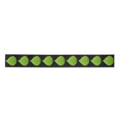 Green Aspen Leaf #11 Satinband (Vorderseite)