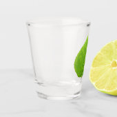 Green Aspen Leaf #11 Schnapsglas (Links)