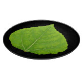 Green Aspen Leaf #11 Schneidebrett (Ecke)