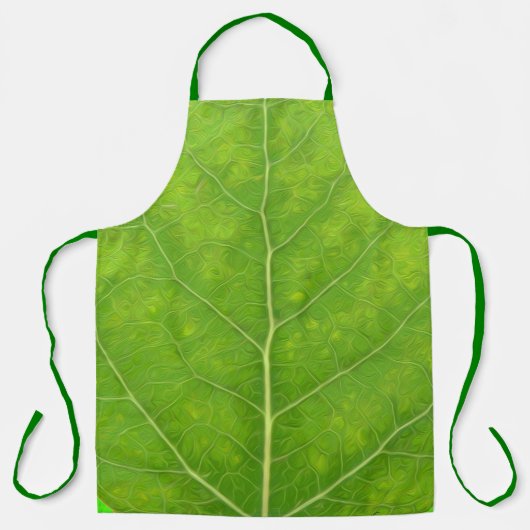 Green Aspen Leaf #11 Schürze (Vorderseite)
