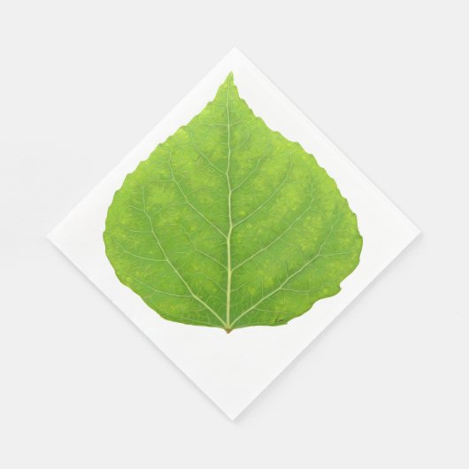 Green Aspen Leaf #11 Serviette (Ecke)