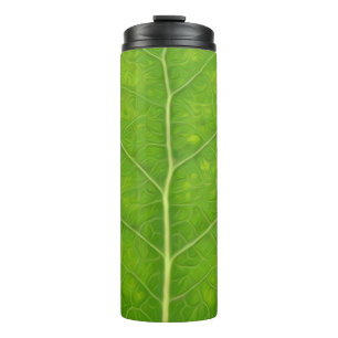 Green Aspen Leaf #11 Thermosbecher