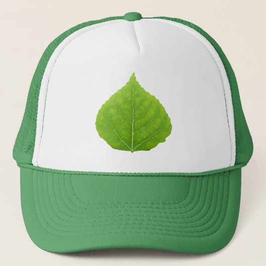 Green Aspen Leaf #11 Truckerkappe (Vorderseite)