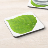 Green Aspen Leaf #11 Untersetzer (Linke Seite)