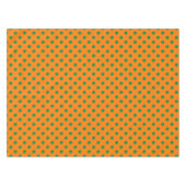 Green auf Orange Polka Dots Design Tischdecke (Vorderseite (Horizontal))