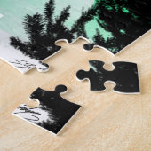 Green Aurora Iglu Puzzle von Sara Motolanez (Seite)