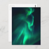 Green Aurora Northern Lights Postkarte (Vorne/Hinten)