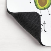 Green Avocado Cartoon Freundschaft Image Friendshi Mousepad (Ecke)