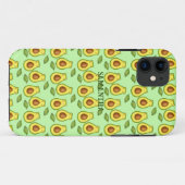 Green Avocado Cat Case-Mate iPhone Hülle (Rückseite (Horizontal))