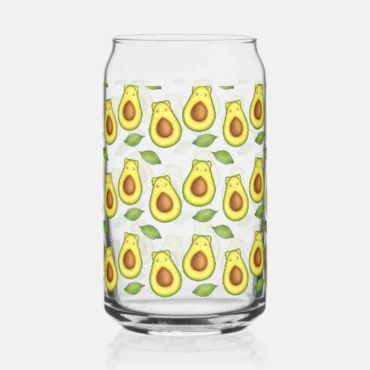 Green Avocado Cat Dosenglas (Links)