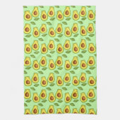 Green Avocado Cat Geschirrtuch (Vertikal)