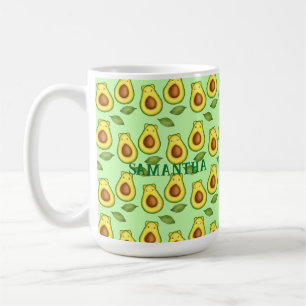 Green Avocado Cat Kaffeetasse