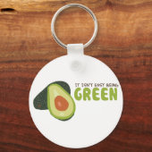 Green Avocado Schlüsselanhänger (Vorderseite)