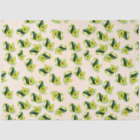 Green Avocados Wasserfarbmuster
