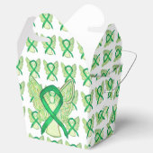 Green Awareness Ribbon Angel Take Out Gefälligkeit Geschenkschachtel (Geöffnet)