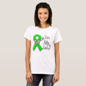 Green Awareness Ribbon für meinen Helden T-Shirt (Vorne ganz)