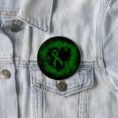 Green Awareness Ribbon Grunge Button (Beispiel)