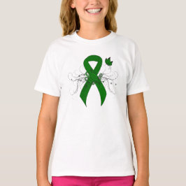 Green Awareness Ribbon mit Butterfly T-Shirt