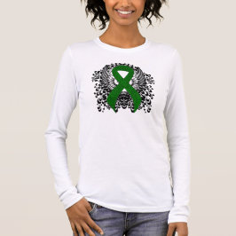Green Awareness Ribbon mit Flügeln T-Shirt