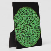 Green Aztec Kalender Fotoplatte (Seite)