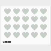 Green Baby Boy Script Heart Sticker (Blatt)