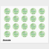 Green Baby Carriage Sticker (Blatt)