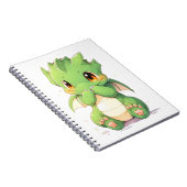 Green Baby Dragon Notizblock (Rechte Seite)