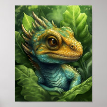 Green Baby Dragon