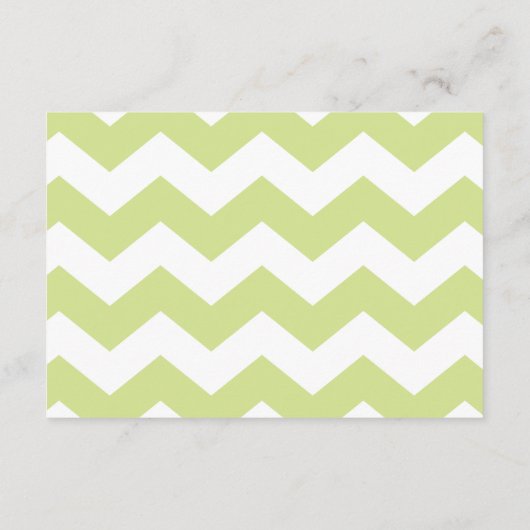 Green Baby Dusche Windeln Raffle Ticket Begleitkarte (Rückseite)