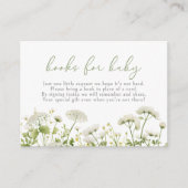 Green Baby in Blood Wildblume Bücher für Baby Begleitkarte (Vorderseite)