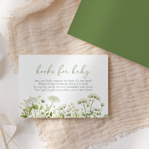 Green Baby in Blood Wildblume Bücher für Baby Begleitkarte