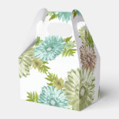 Green Baby in Bloom Brunch Dusche Vielen Dank Geschenkschachtel (Rückseite)