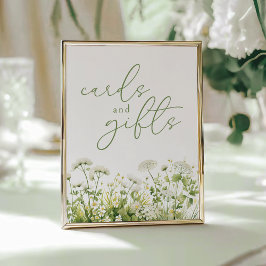 Green Baby in Bloom Wildblume Karten und Geschenke Poster