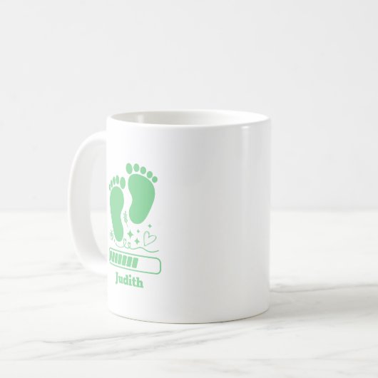 Green Baby Loading Kaffeetasse (Vorderseite Links)