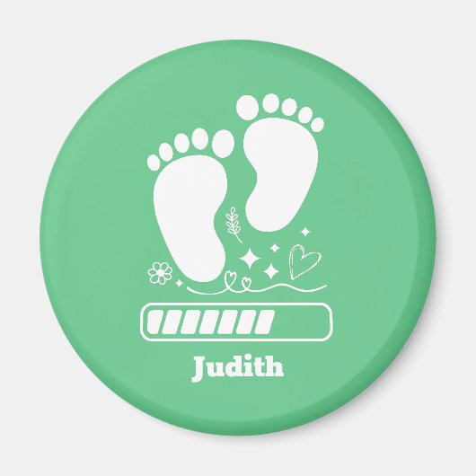 Green Baby Loading Magnet (Vorne)