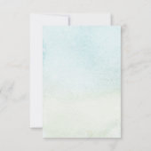 Green Baby Shower Book Request Card Einladung (Rückseite)