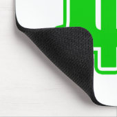 GREEN BAHT SIGN ฿ thailändischer ฿ Mousepad (Ecke)