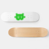 GREEN BAHT SIGN ฿ thailändischer ฿ Skateboard (Horizontal)