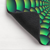 Green Ball Spiral Tunnel Mousepad (Ecke)
