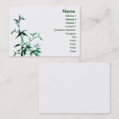 Green Bamboo Business Card Visitenkarte (Vorne/Hinten)