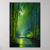 Green Bamboo Haven Poster (Vorne)