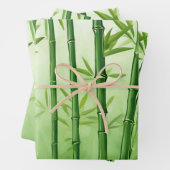 Green Bamboo Jeden Anlaß Geschenkpapier Set (Beispiel)