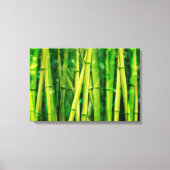 Green Bamboo Leinwanddruck (Vorderseite)