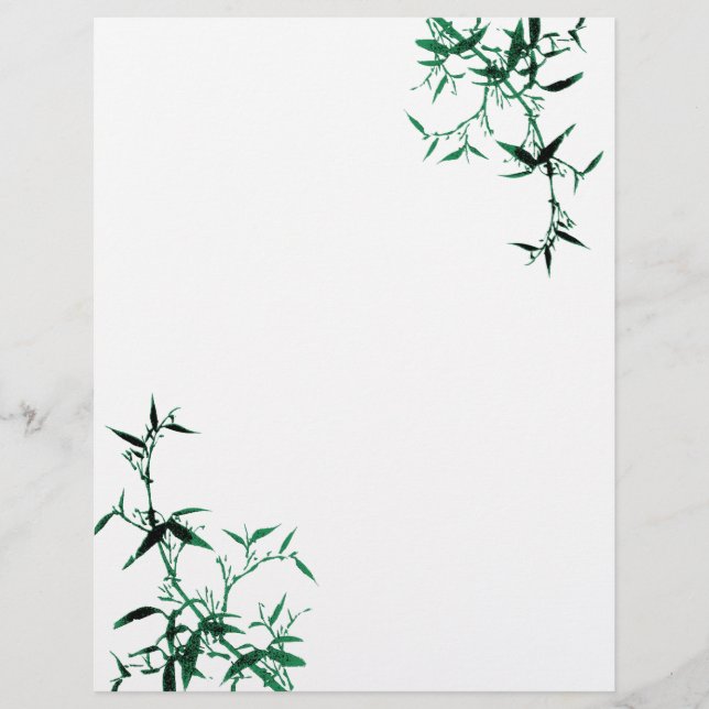 Green Bamboo Letterhead (Vorderseite)