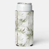 Green Bamboo Mindfulness Yoga Selters Dosenkühler (Seltzer Rückseite)