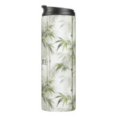 Green Bamboo Mindfulness Yoga Thermosbecher (Nach rechts gedreht)